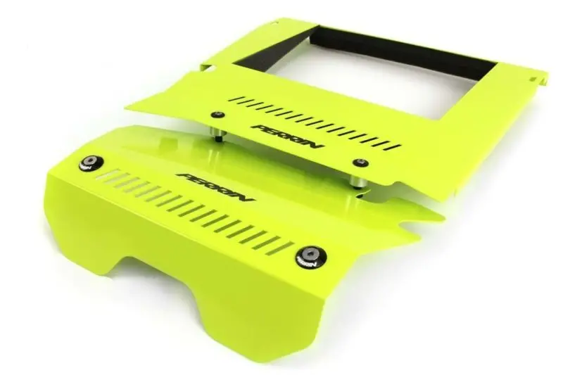 Perrin Engine Cover Kit In Neon Yellow For 2015–2016 Subaru Wrx 1