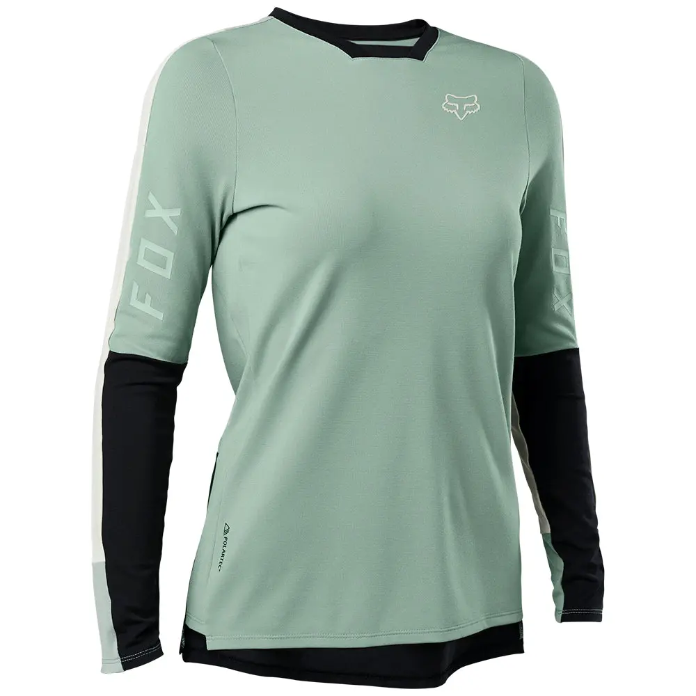 Fox Womens Defend Pro Ls Jersey [Eucalyptus] 1