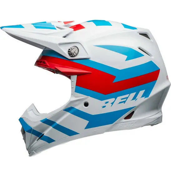 Bell Moto-9S Flex Banshee Gloss White/Red 1
