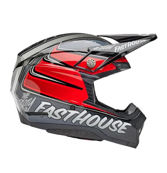 Bell Moto-10 Spherical Fasthouse Ditd 25 Grey/Red 1