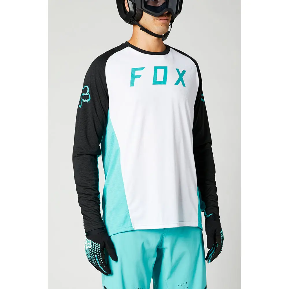 Fox Defend Ls Jersey [White] Xl 1