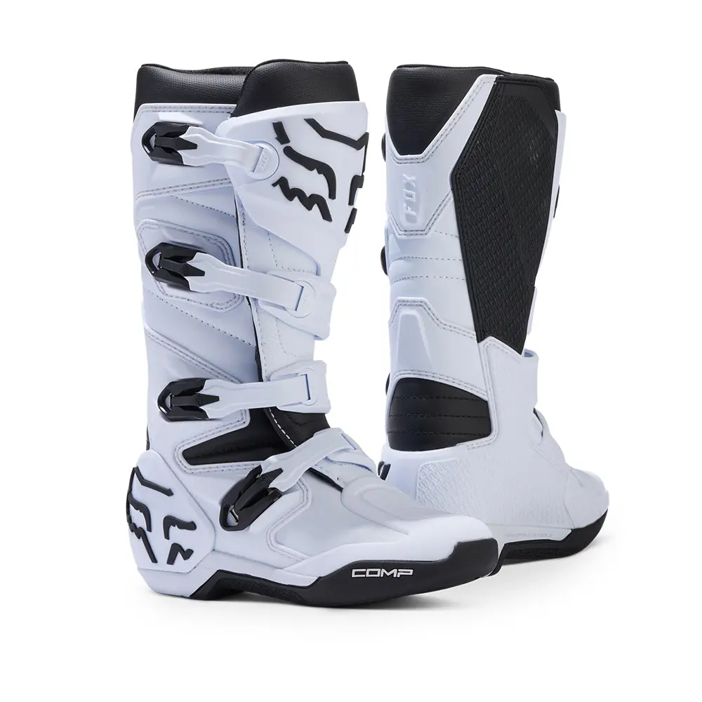 Fox Youth Comp Boots [White] 5 1