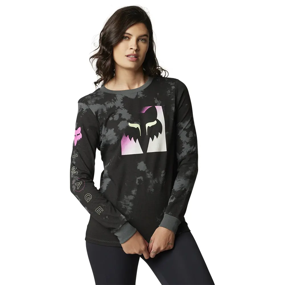 Fox Womens Detonate Ls Tee [Black] 1