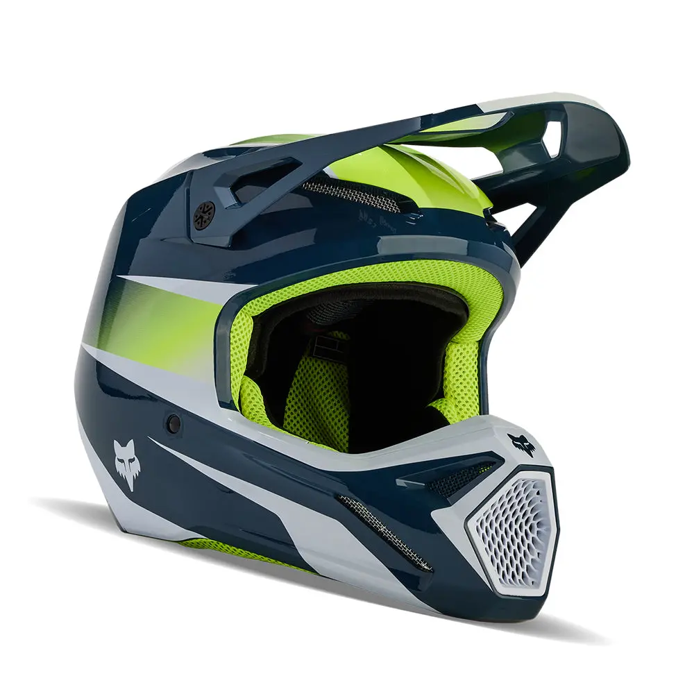 Fox Youth V1 Flora Helmet [Dark Indigo] 1