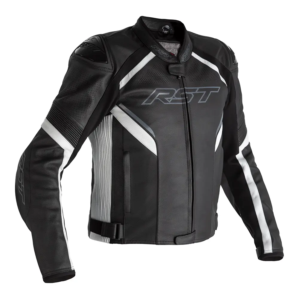 Rst Sabre Ce Leather Jacket [Black/White] 50 3Xl 1