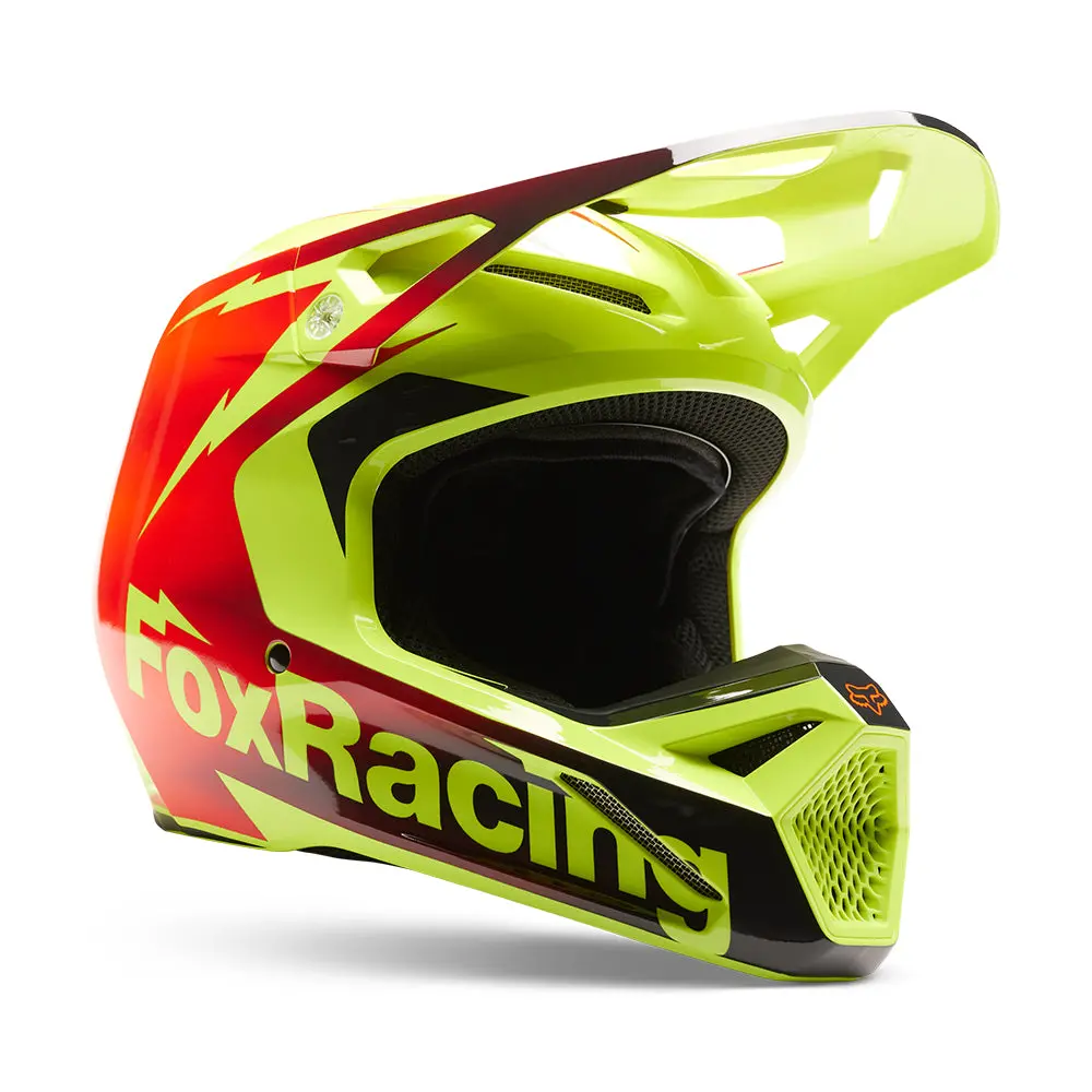 Fox V1 Statk Helmet Mips Ece [Red/Yellow] 1