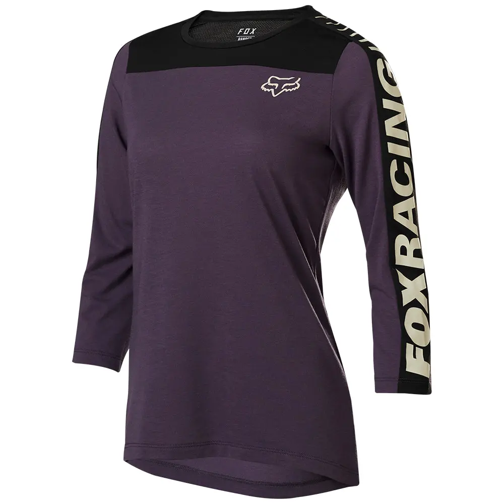 Fox Womens Ranger Dri-Release 3/4 Jersey [Dark Purple] S 1