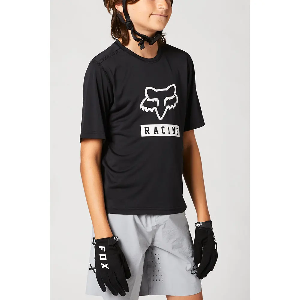 Fox Youth Ranger Ss Jersey [Black] 1