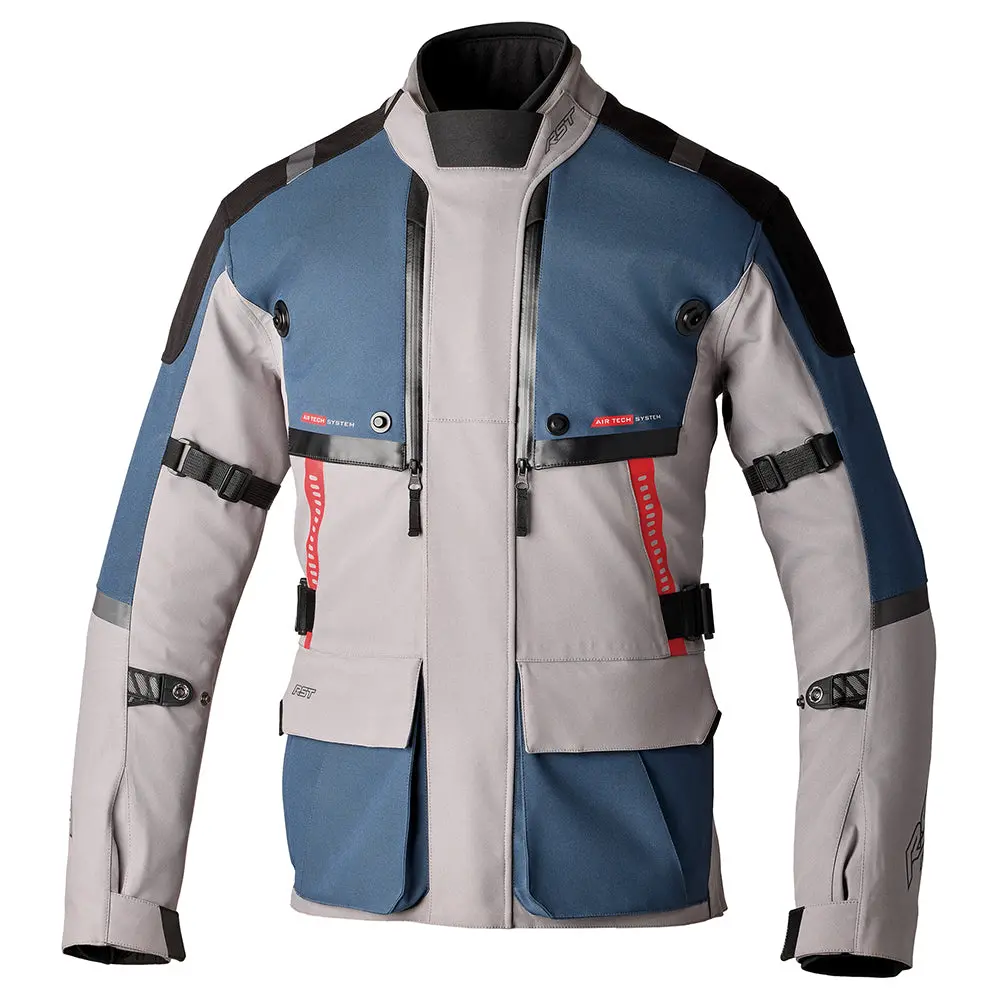Rst Pro Series Vulcan Ce Textile Jacket [Silver/Blue] 1