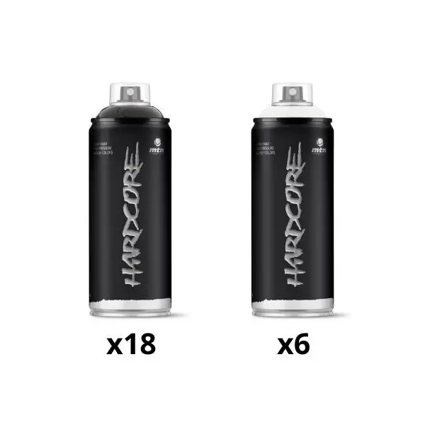 Mtn Hardcore Black & White X24 - Bundle 1