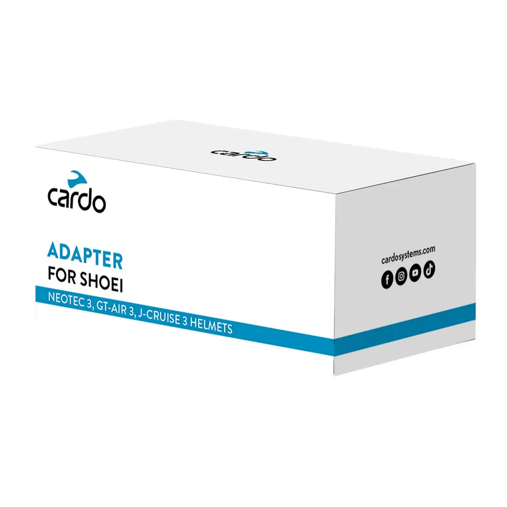 Cardo Shoei Gen 3 Adapter - Neotec 3 / Gt-Air 3 / J-Cruise 3 1