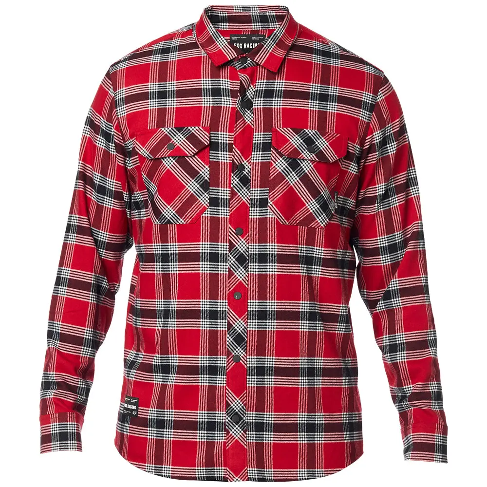 Fox Fusion Tech Flannel [Cardinal] S 1