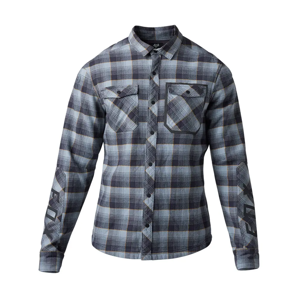 Fox Defend Drive Windblock Flannel Ls Shirt [Gunmetal] 1