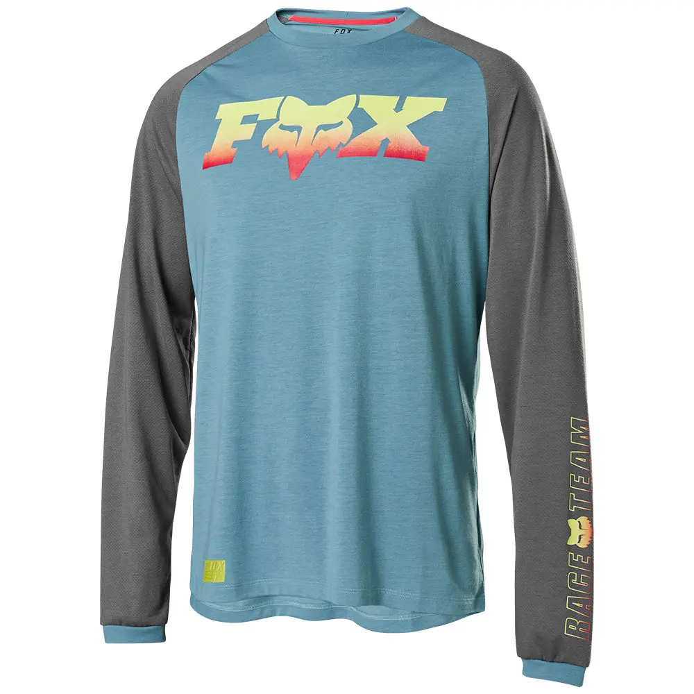 Fox Ranger Dri-Release Ls Foxhead Jersey [Light Blue] 1