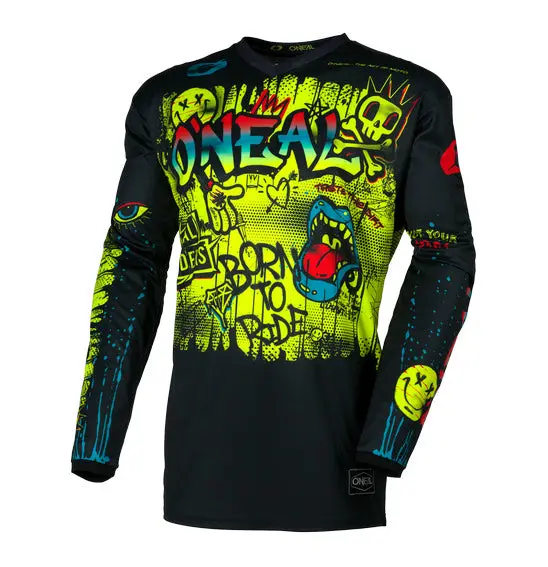 O'neal 2026 Youth Element Rancid Jersey - Black/Neon 3