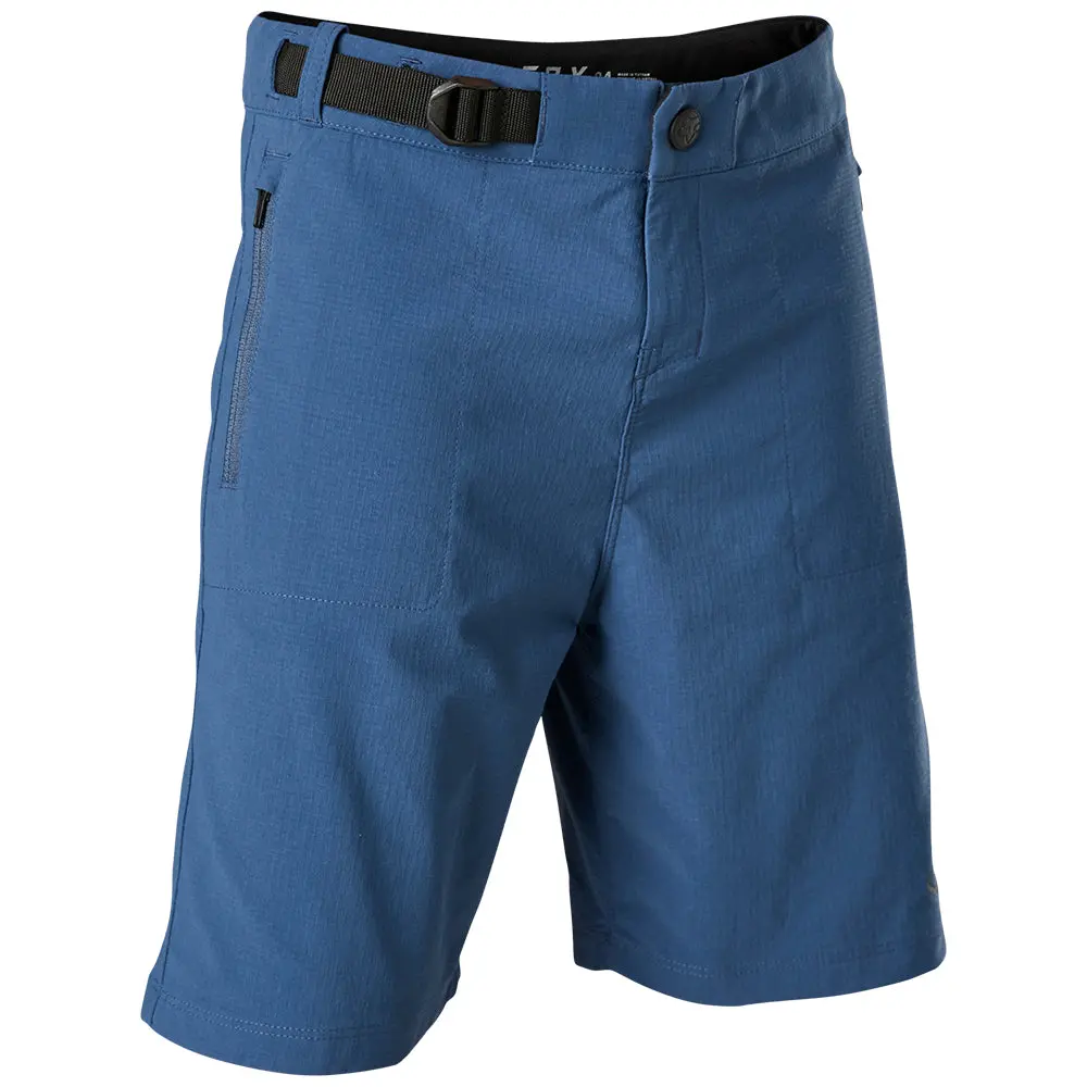 Fox Youth Ranger Shorts With Liner [Dark Indigo] 1