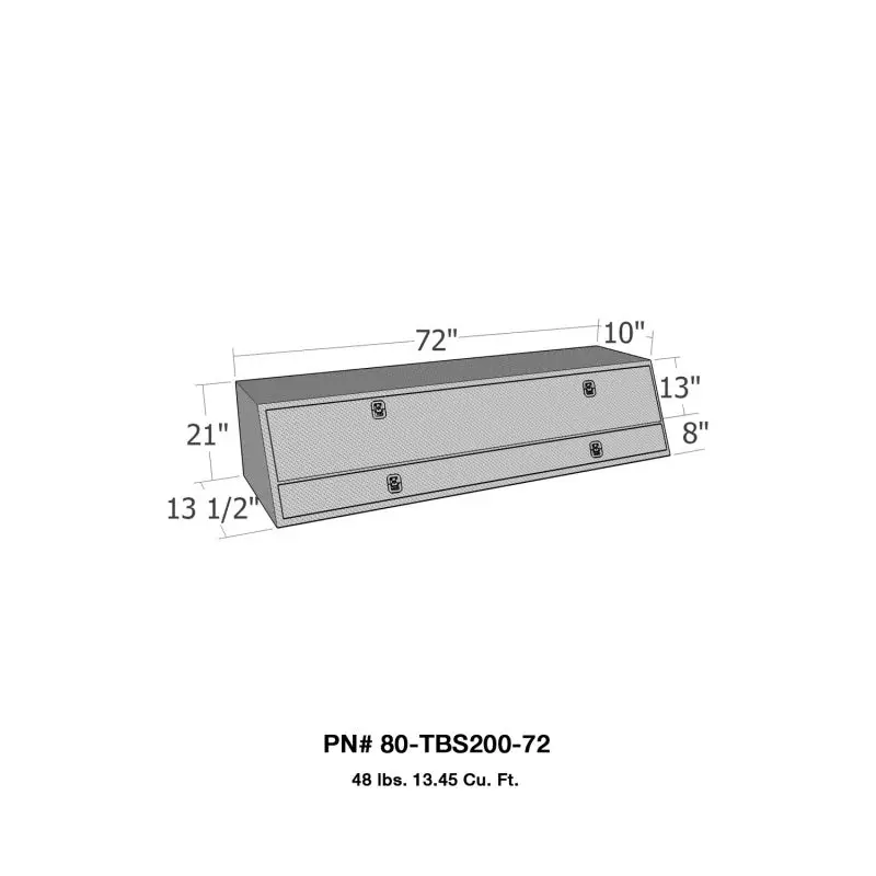 Westin Brute Contractor Topsider Truck Bed Rack — 72-Inch Aluminum System With Side Doors 1