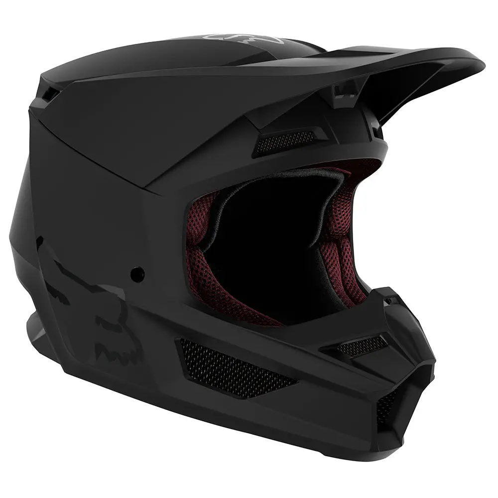 Fox Youth V1 Matte Helmet Ece [Matte Black] 1