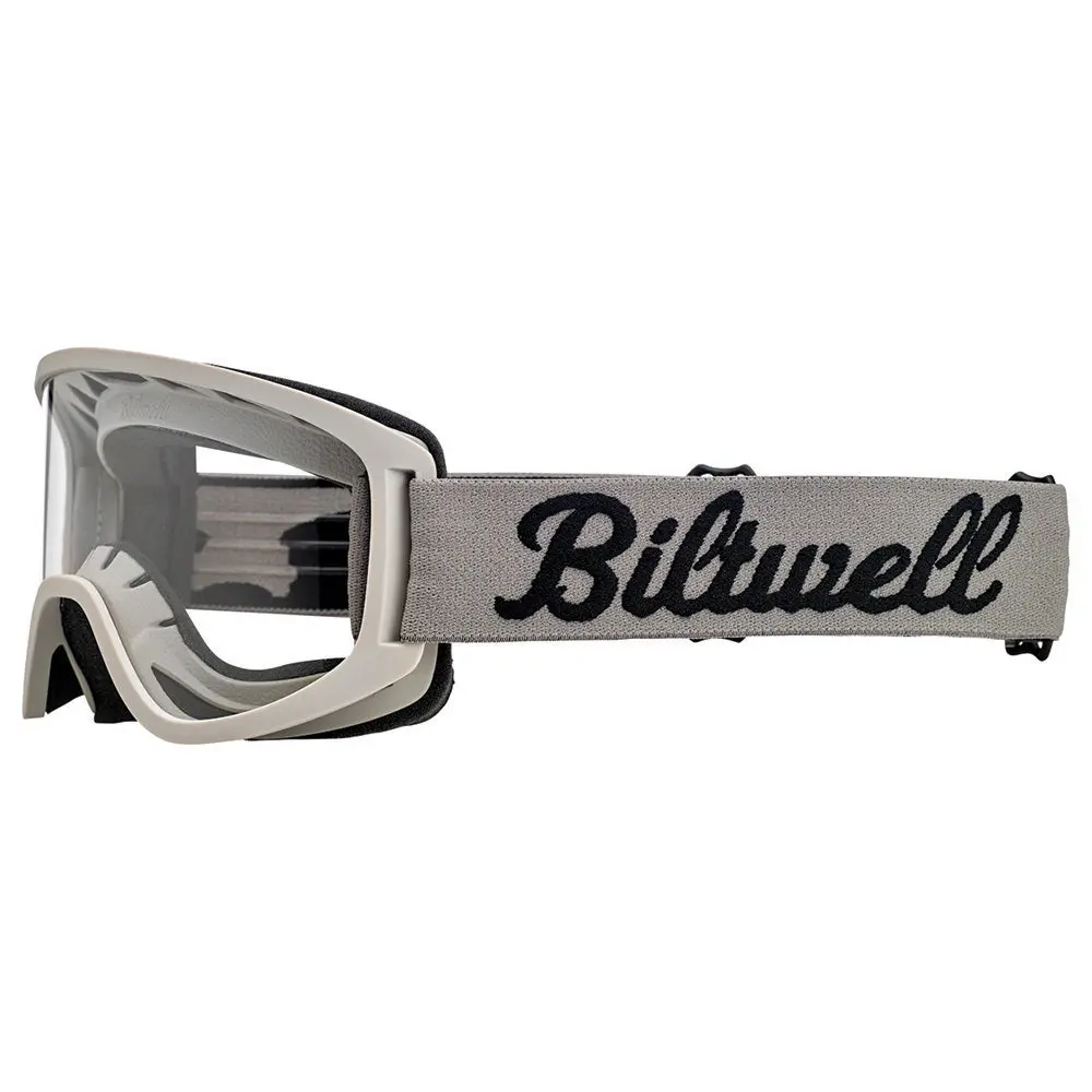 Biltwell Moto 2.0 Goggle [Script Titanium/Black] 1