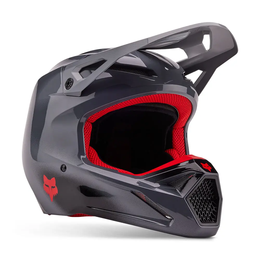 Fox V1 Interfere Helmet Mips Ce [Grey/Red] 1