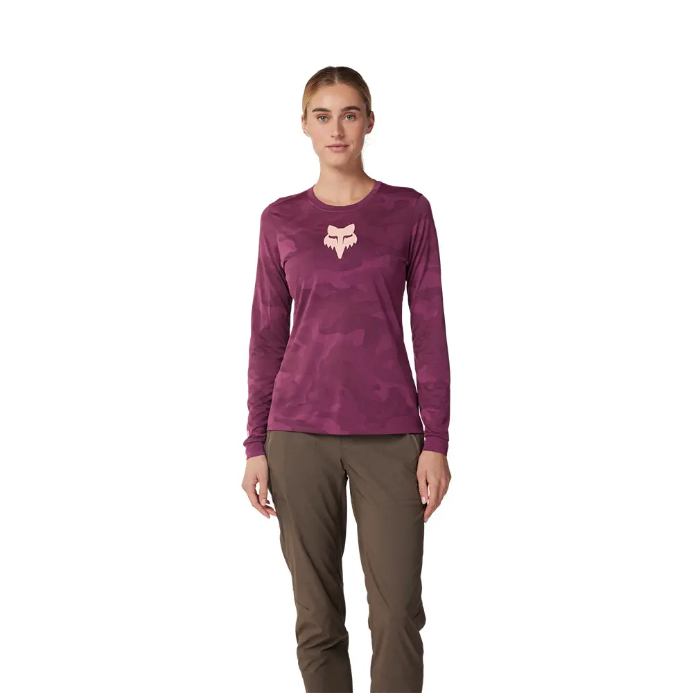 Fox Womens Ranger Tru Dri Ls Jersey [Sangria] 1