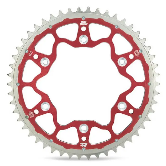 Sprocket Rear Moto Master Fusion Dual Ring 48T Red Beta Rr X Trainer Honda Cr Crf Xr 1