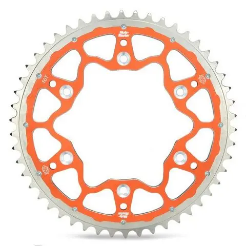Sprocket Rear Moto Master Fusion Dual Ring 50T Orange Gas Gas Husaberg Husqvarna Ktm 1