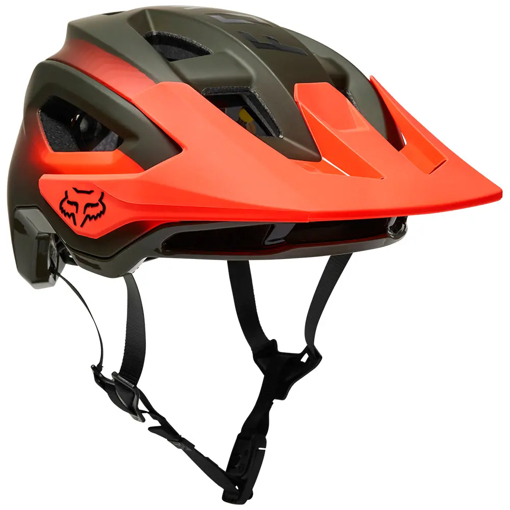 Fox Speedframe Pro Helmet Fade Mips Ce [Olive Green] 1