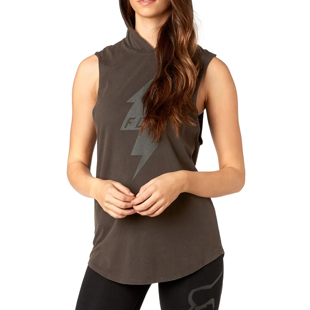 Fox Womens Stymm Hooded Tank [Black Vintage] 1