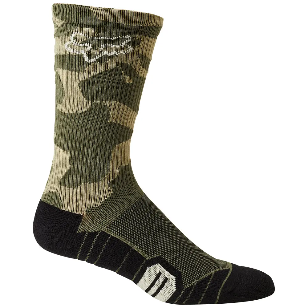 Fox 8 Inch Ranger Cushion Socks [Green Camo] L/Xl 1
