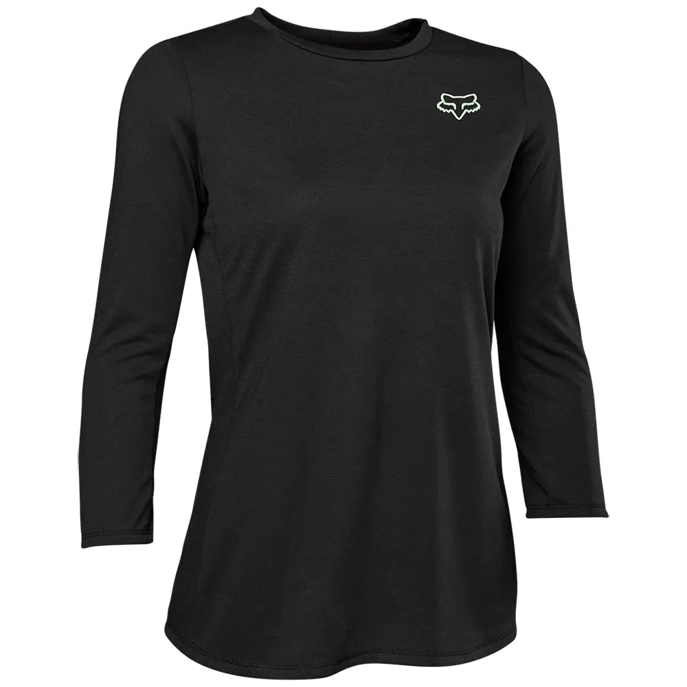 Fox Womens Ranger Dr 3/4 Jersey [Black] 1