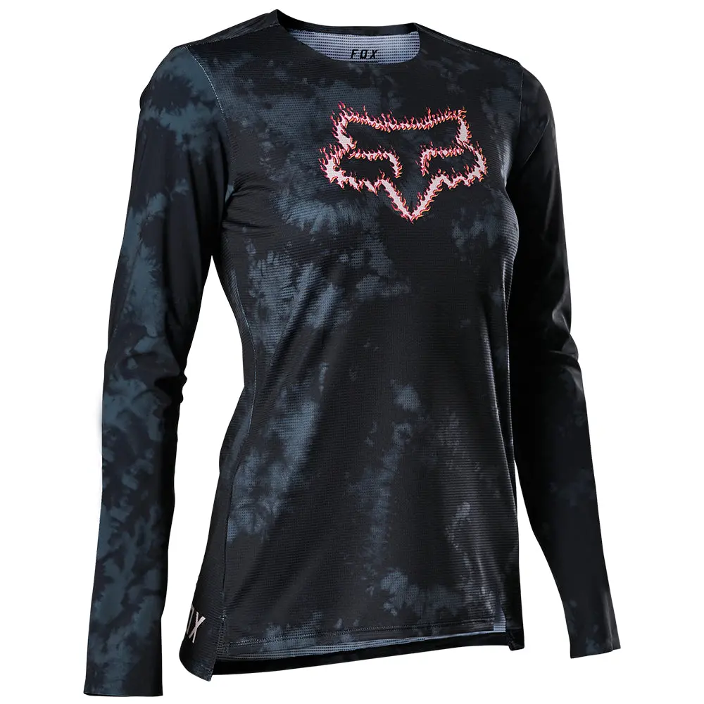 Fox Womens Flexair Ls Jersey Ts57 [Black] 1