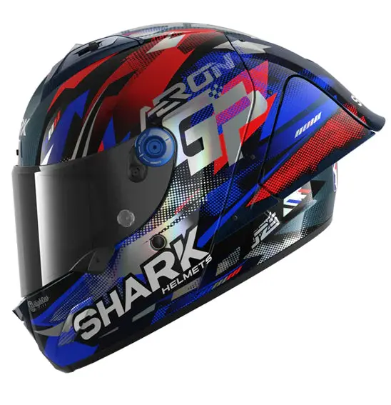Shark Aeron Gp Fim Racing #1 Replica Zarco Victory - Blu/Red 1