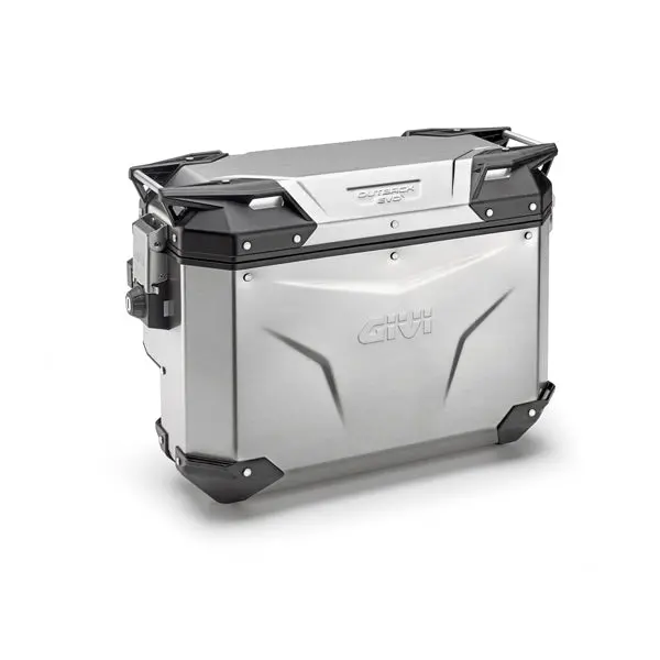 Givi Trekker Outback Evo Contoured 33 Lt Cam-Side Case Silver (Single) 1