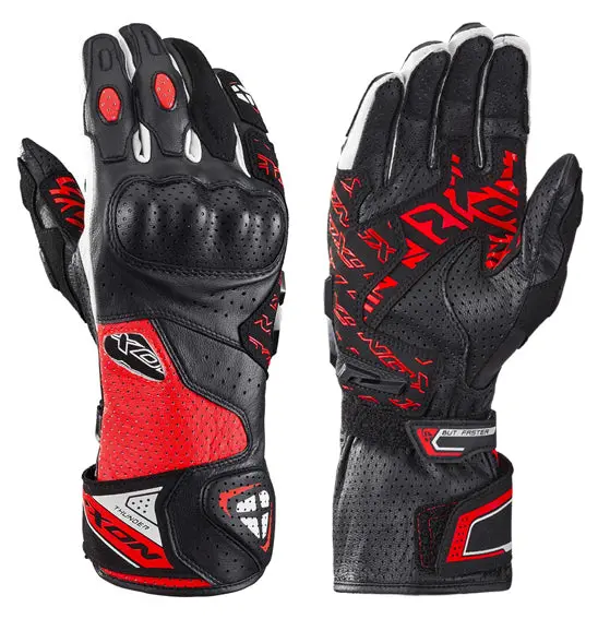 Ixon Thunder Air Glove Blk/Red/Wht - Sport Leather 1