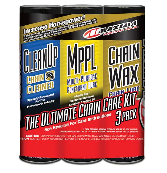Maxima Chain Care Kit - Featuring Chain Wax 1