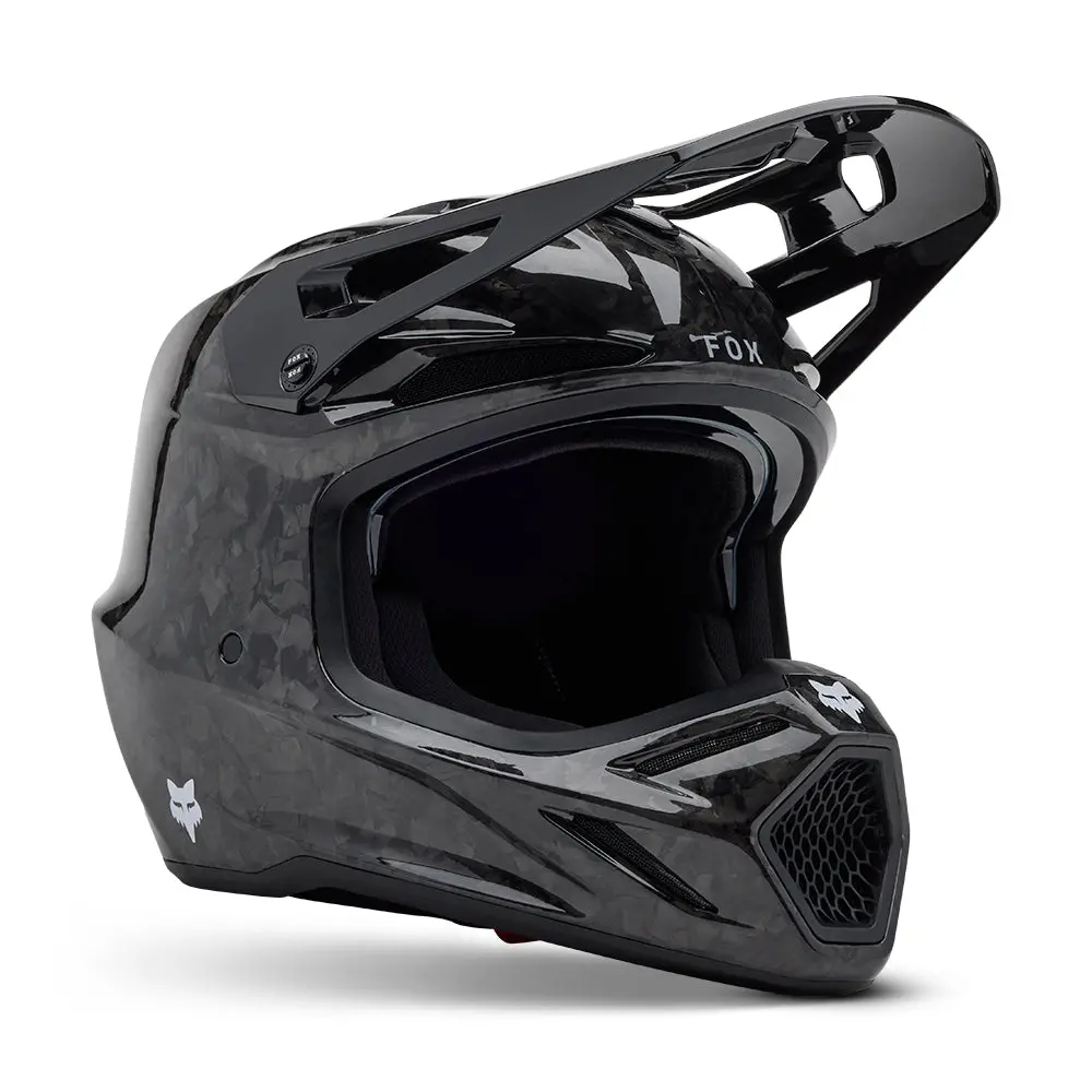 Fox V3 Rs Carbon Solid Helmet Mips Ce [Black] Xl 1