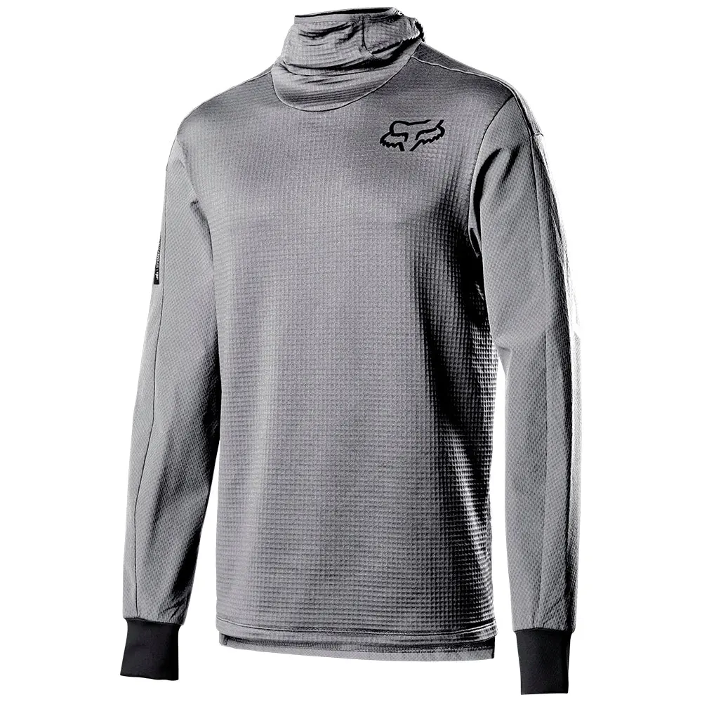 Fox Defend Thermo Hooded Jersey [Steel Grey] M 1