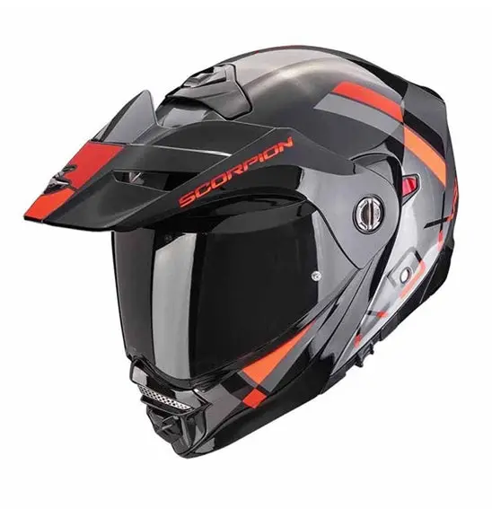 Scorpion Exo Adx-2 - Galane Sil/Blk/Red (Modular) 1