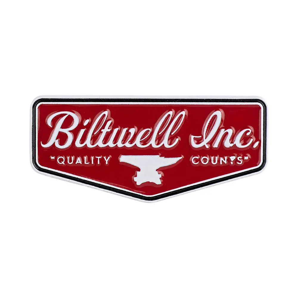 Biltwell Enamel Pin [Shield Red/White] 1