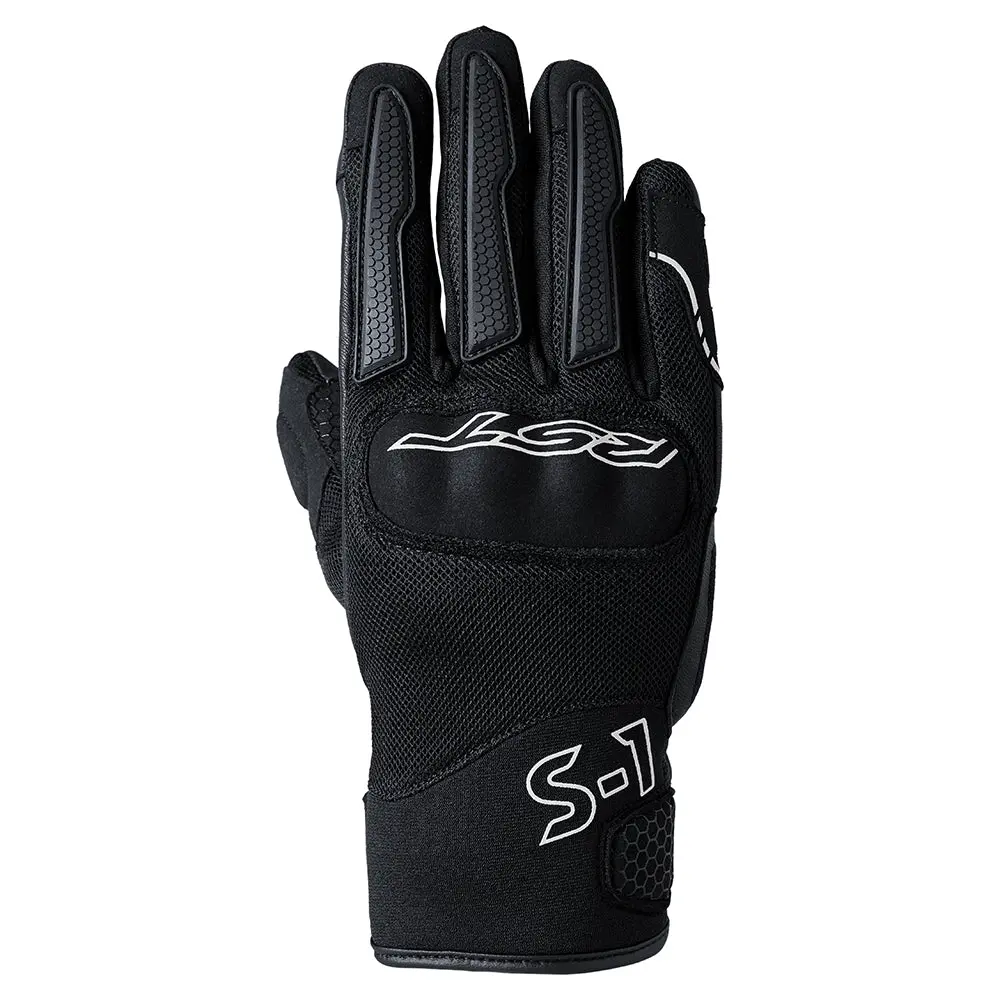 Rst S1 Mesh Ce Leather Glove [Black/White] 1
