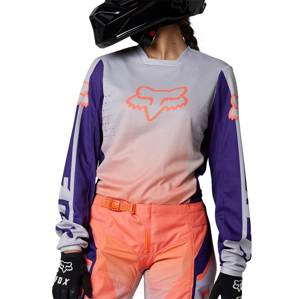 Fox Womens 180 Leed Jersey [Flo Orange] 1