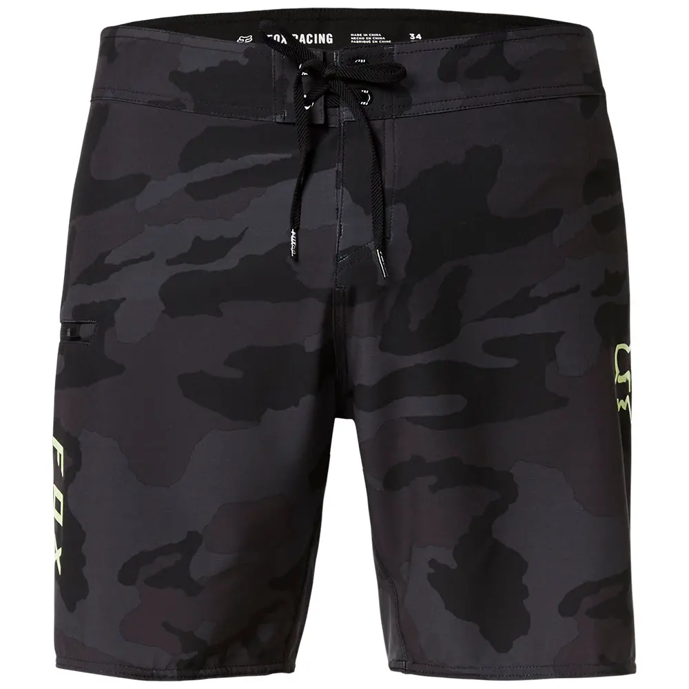 Fox Overhead Camo Stretch Boardshorts [Black Camo] 1