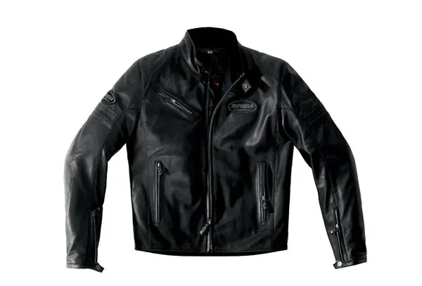 ** Spidi Ace Leather Jacket Black - Size 54 1