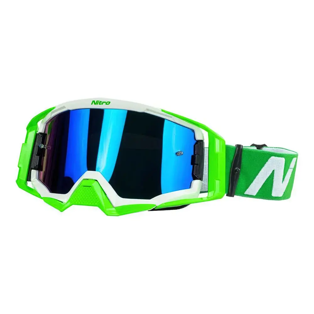 Nitro Nv-150 Goggles [White/Green/Green Lens] 1