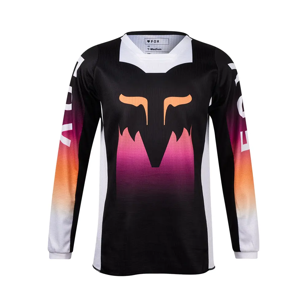 Fox Youth Girls 180 Flora Jersey [Black/Pink] 1