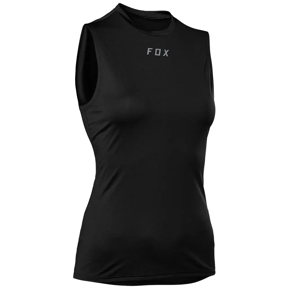Fox Womens Tecbase Sl Shirt [Black] 1