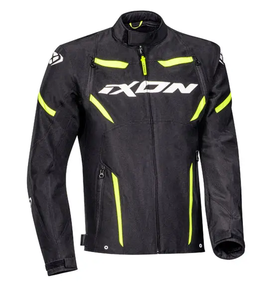 Ixon Striker Jacket Blk/Wht/Yel - Sport Textile 2