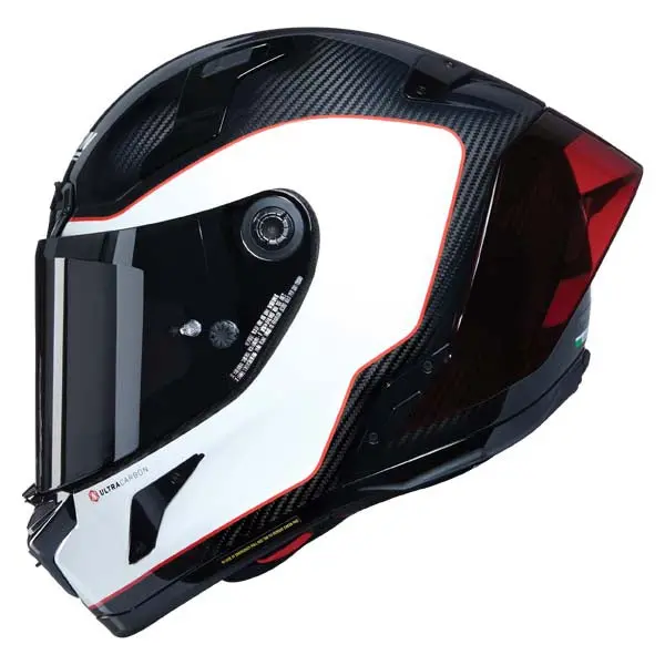 Nolan Xseries X-804 Rs Ultra Carbon Full Face Helmet - Black/White 1