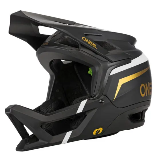 O'neal Transition Helmet - Black/White/Gold 1